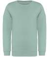 NS403 Native Spirit Kids Crew Neck Sweatshirt jade green colour image